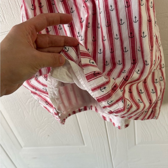 Hatley striped dress 5T with anchor design, lined. - Picture 7 of 7